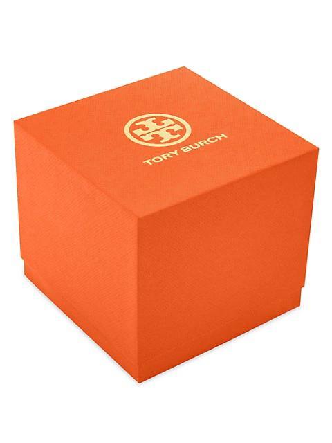 商品Tory Burch|Tory Goldtone Stainless Steel & Leather Strap Watch,价格¥1870,第6张图片详细描述