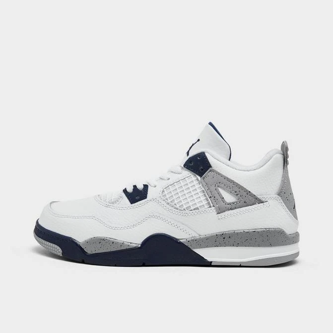 商品Jordan|幼童 Air Jordan 4 休闲鞋 海军蓝水泥,价格¥683,第1张图片