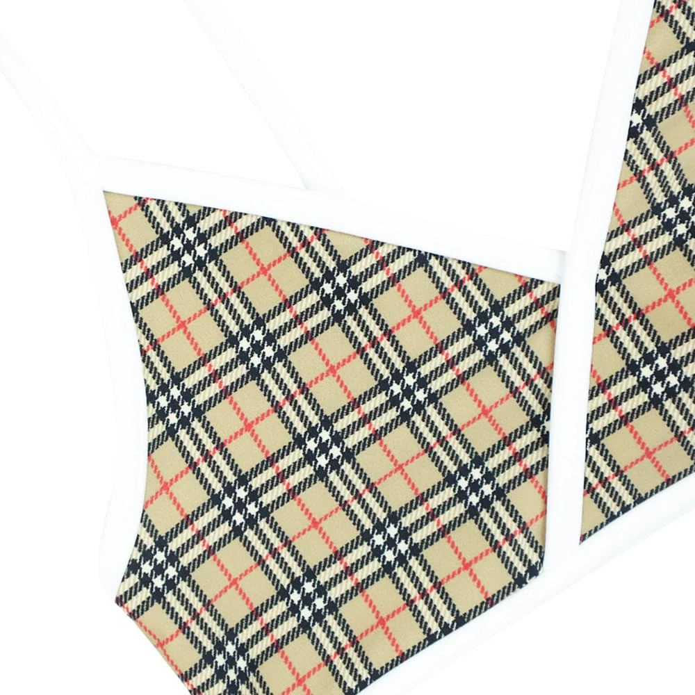 商品Burberry|Beige Check Crosby Bikini,价格¥804,第2张图片详细描述