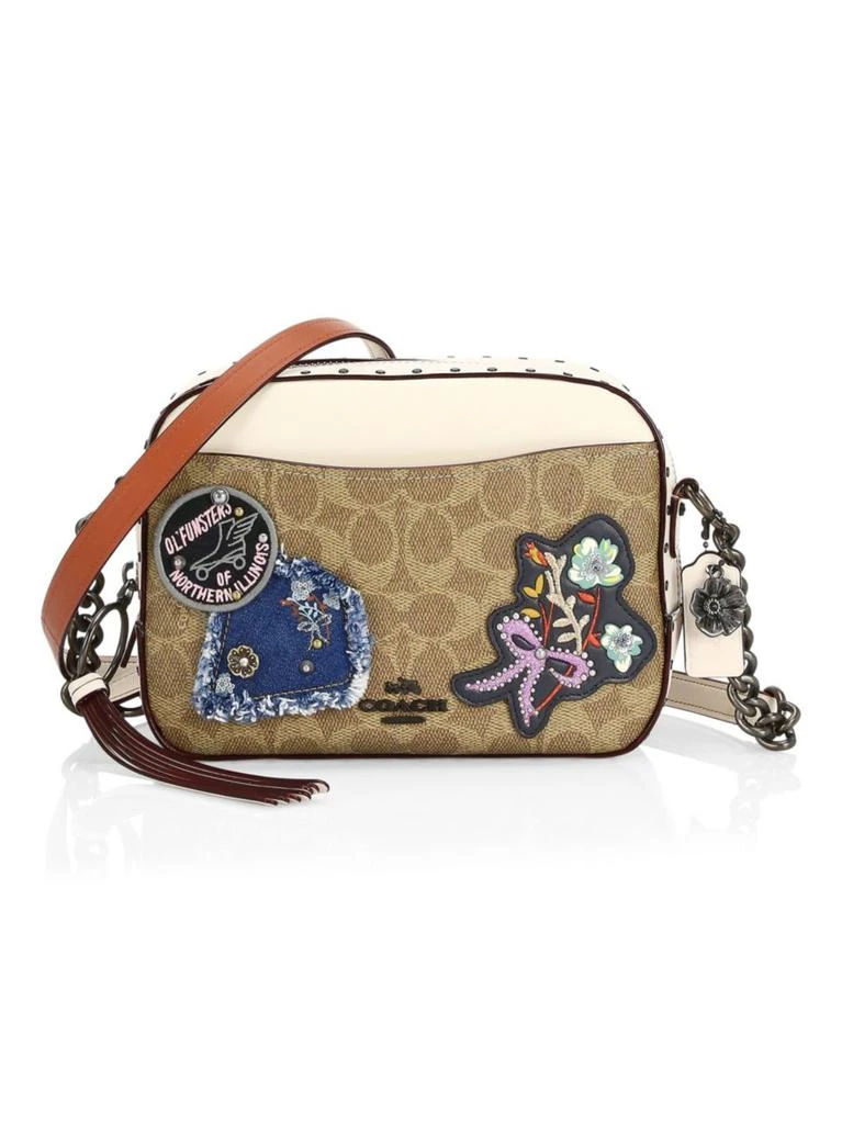 商品Coach|Patch Logo Leather 相机包,价格¥1054,第1张图片