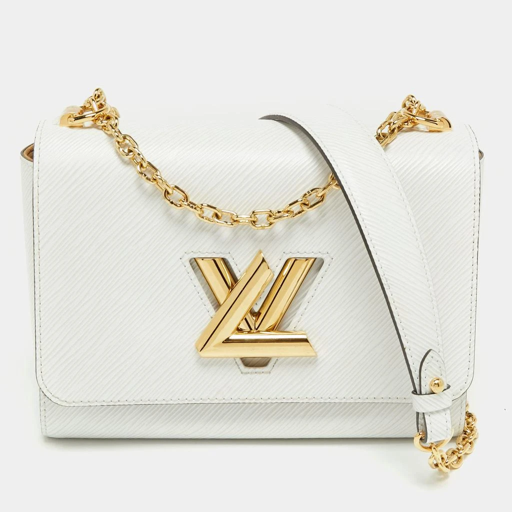 商品[二手商品] Louis Vuitton|Louis Vuitton White Epi Leather Twist MM Bag,价格¥21665,第1张图片