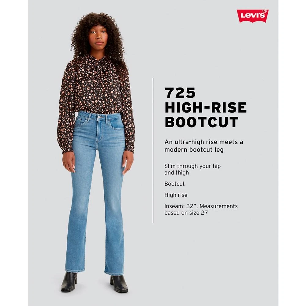 商品Levi's|725 High-Waist Classic Stretch Bootcut Jeans,价格¥301-¥449,第4张图片详细描述