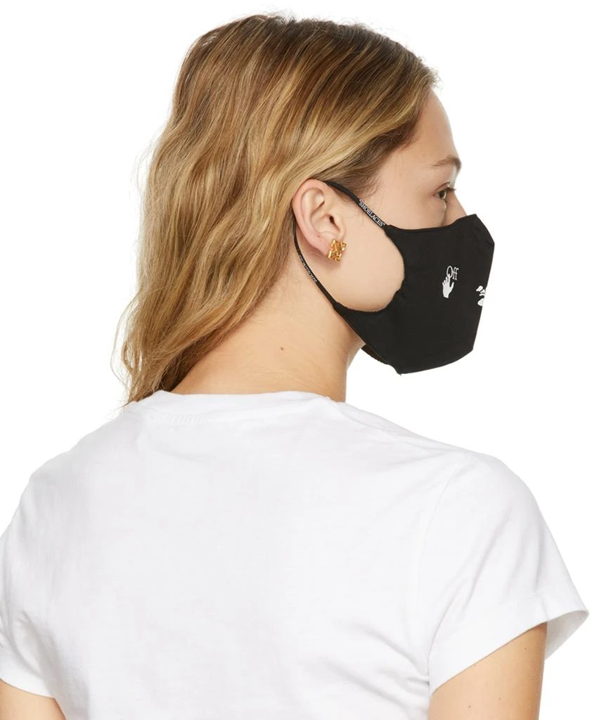 商品Off-White|Black Swimm Logo Face Mask,价格¥1502,第3张图片详细描述