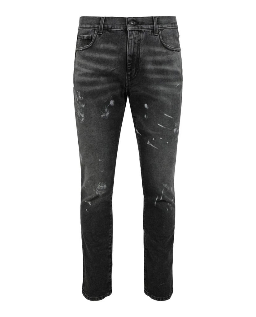 商品Off-White|Diag-Outline Skinny Jeans,价格¥2504,第1张图片