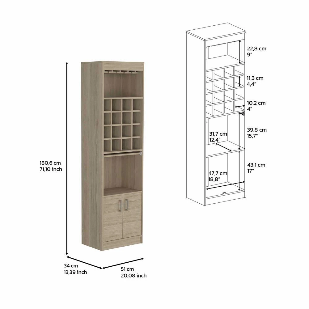 商品Depot E-Shop|DEPOT E-SHOP Soria Bar Cabinet,价格¥2080,第2张图片详细描述