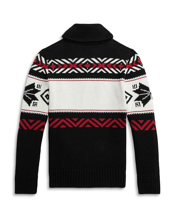 商品Ralph Lauren|Boys' Logo Shawl Collar Sweater - Little Kid, Big Kid,价格¥374,第2张图片详细描述