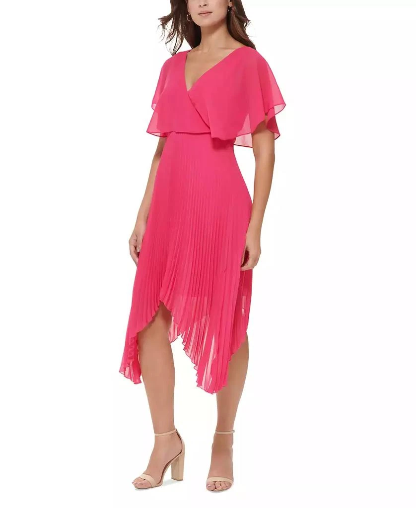 商品Kensie|Chiffon Pleated Dress,价格¥666,第3张图片详细描述