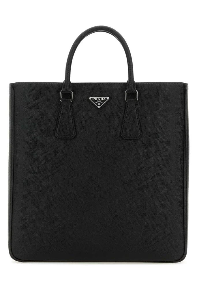商品Prada|Prada Triangle-Logo Open-Top Tote Bag,价格¥23628,第1张图片