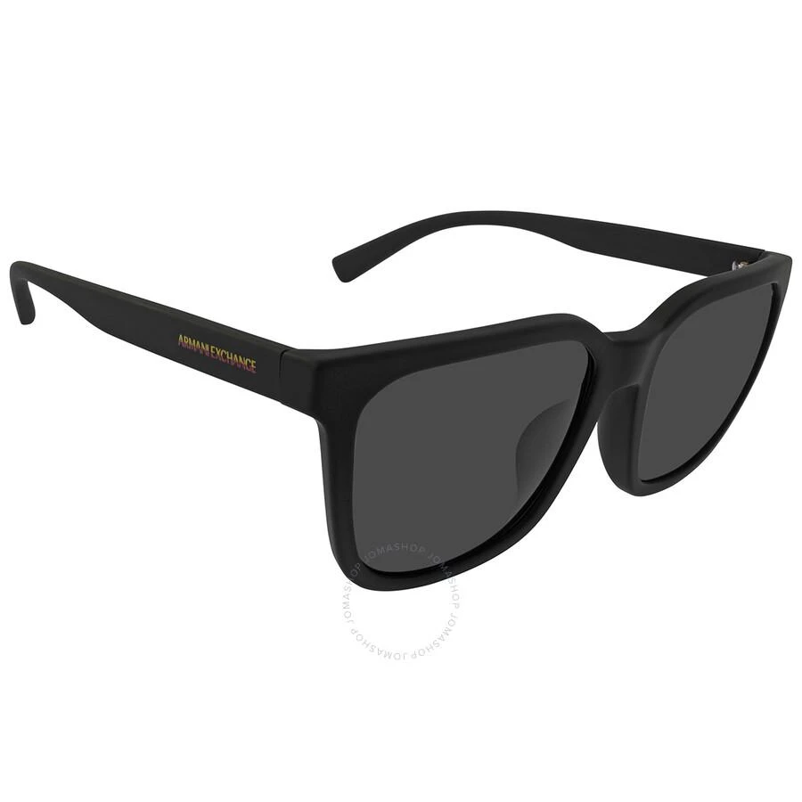 商品Armani Exchange|Polar Gray Square Men's Sunglasses AX4108SF 807881 57,价格¥318,第1张图片