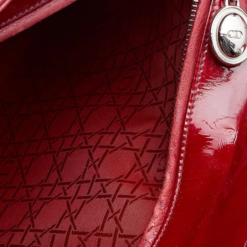 Dior Red Cannage Patent Leather Large Lady Dior Tote 商品