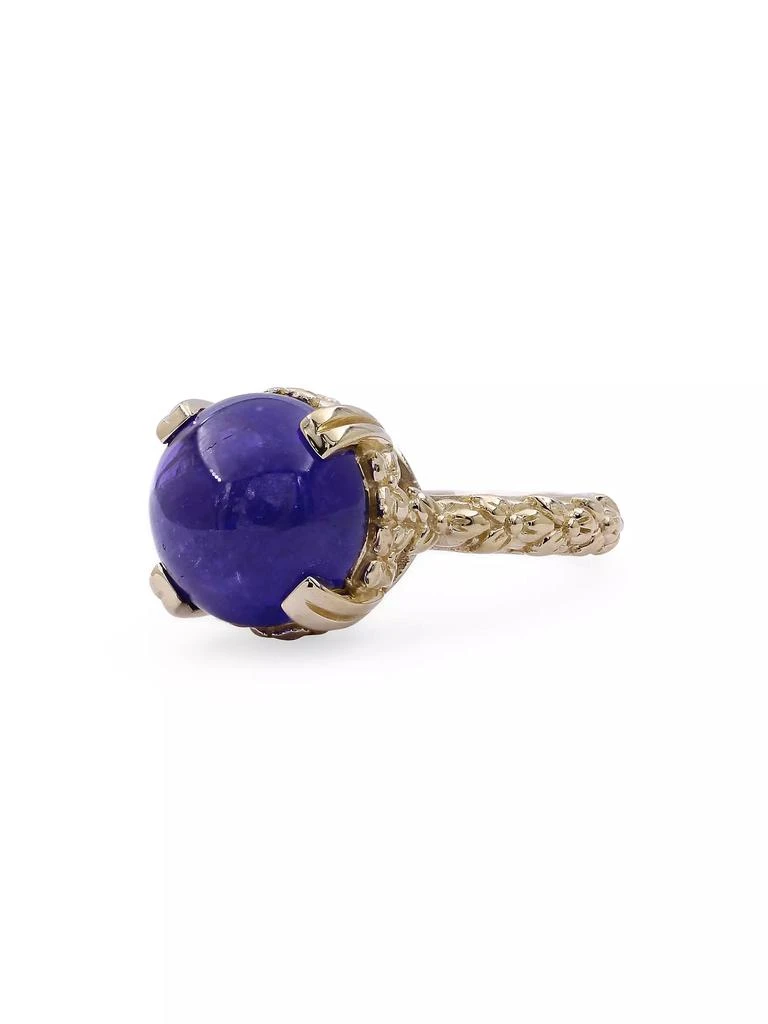 商品Stephen Dweck|Luxury 18K Yellow Gold & Tanzanite Ring,价格¥36959,第2张图片详细描述