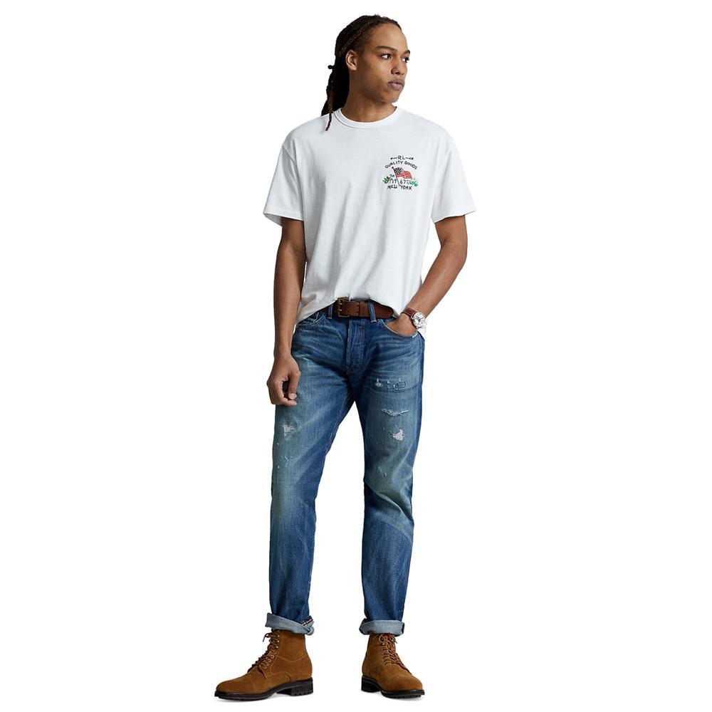 商品Ralph Lauren|Men's Classic-Fit Flag Jersey T-Shirt,价格¥359,第6张图片详细描述
