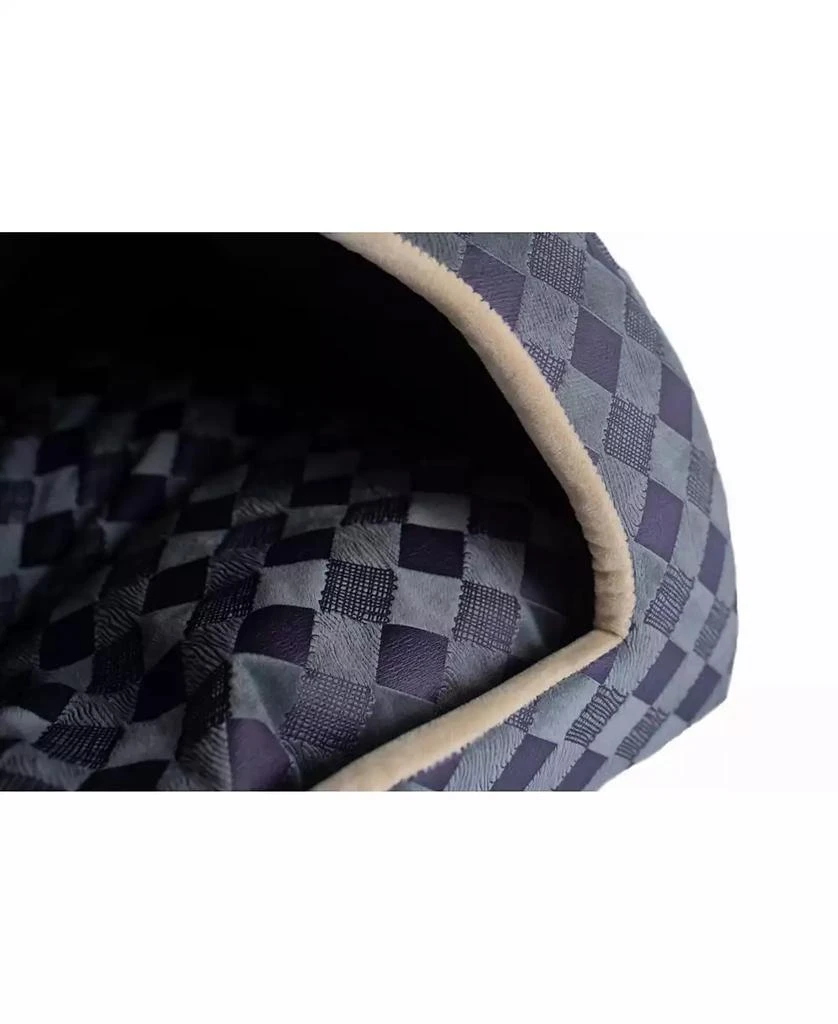 Cave Cat Bed with Checkered Pattern 商品