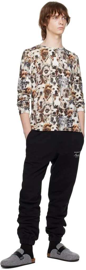 商品Martine Rose|Brown Cats & Dogs Long Sleeve T-Shirt,价格¥887,第4张图片详细描述