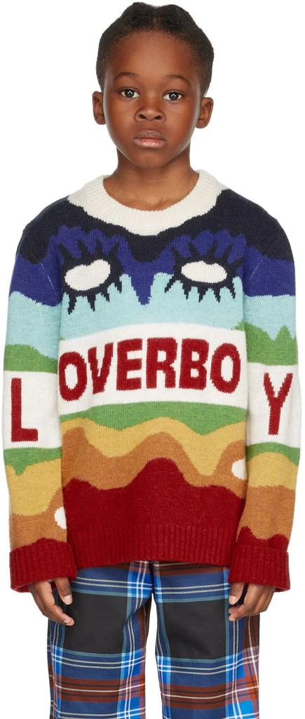 商品Charles Jeffrey Loverboy|SSENSE Exclusive Kids Multicolor Logo Sweater,价格¥1395,第2张图片详细描述