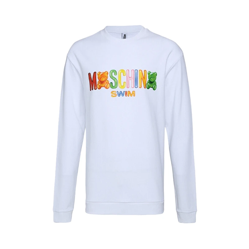 MOSCHINO 女士白色棉质卫衣 3T1701-2318-1 商品