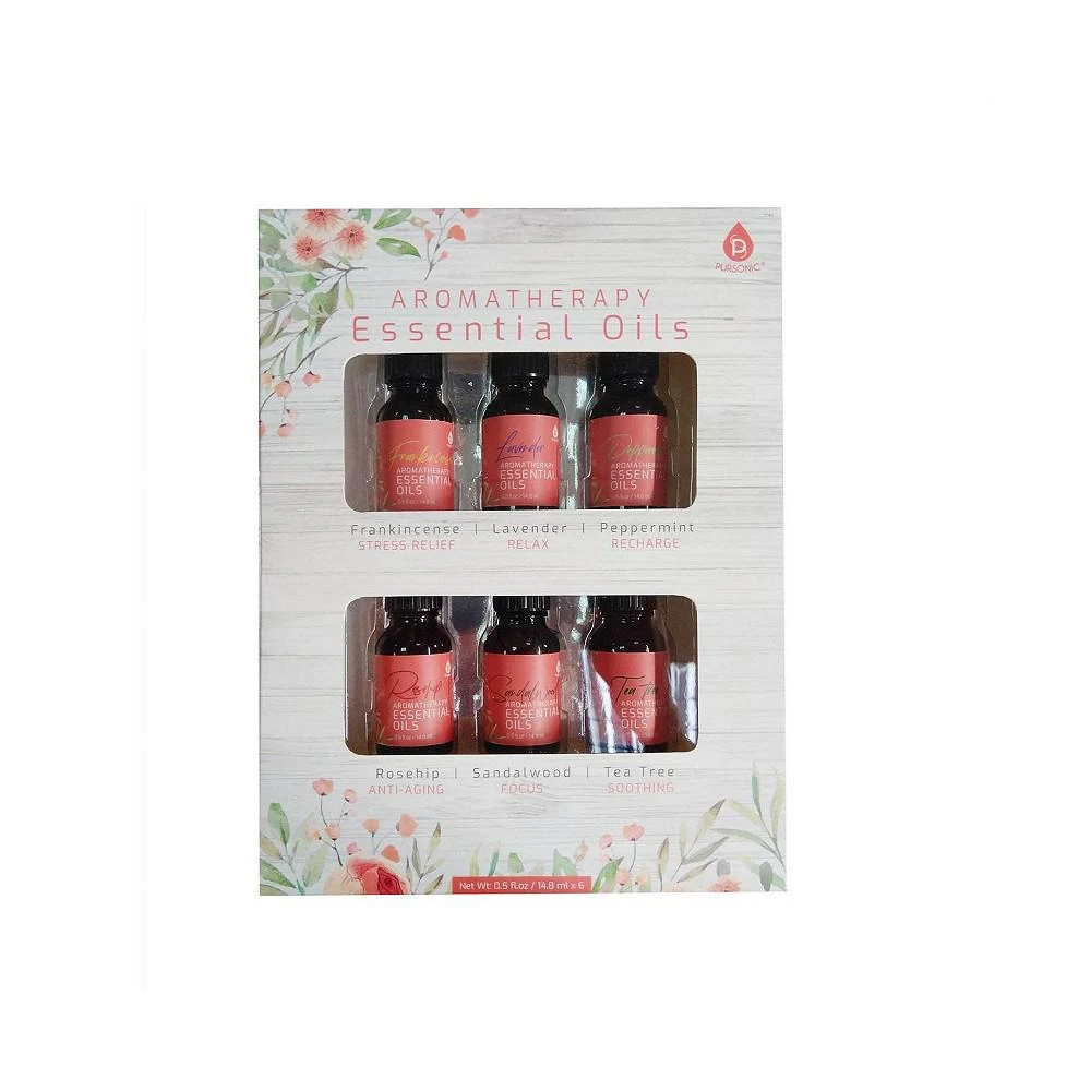 商品PURSONIC|6 Pack of Aromatherapy Essential Oils,价格¥112,第1张图片