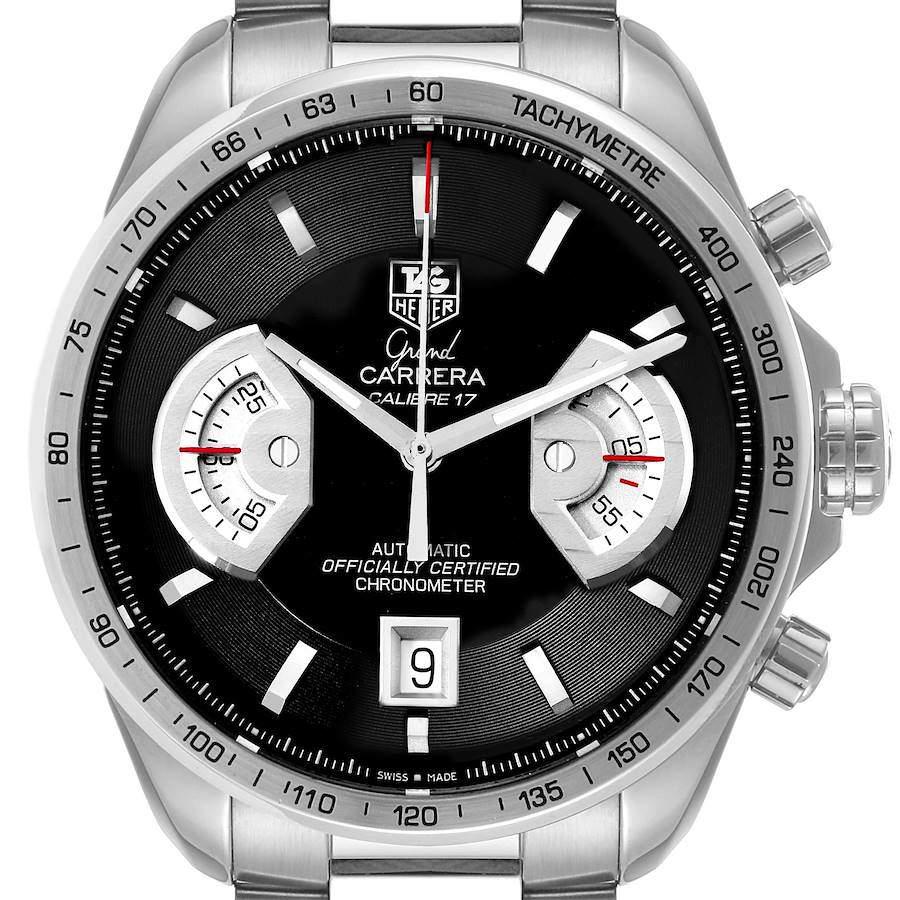 Tag Heuer Black Stainless Steel Carrera CAV511G Automatic Men's Wristwatch 43 mm商品第6张图片规格展示