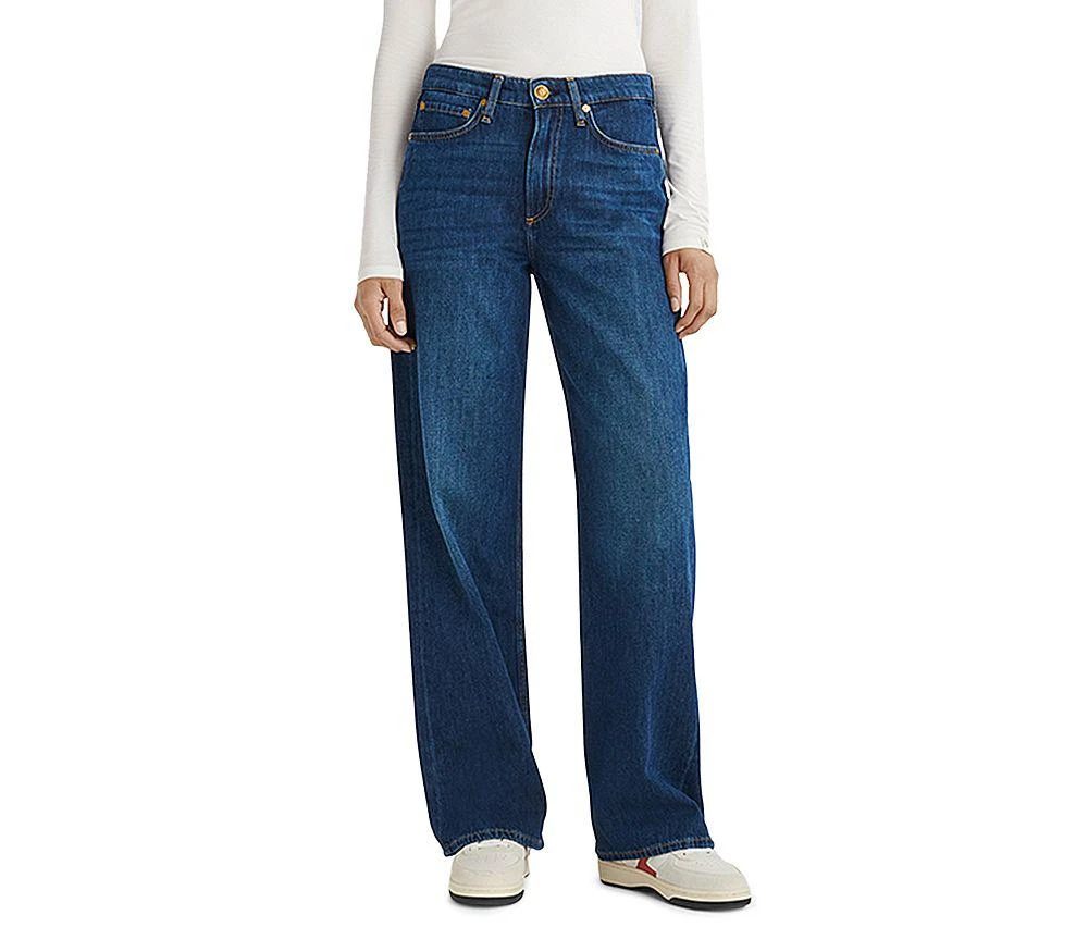 商品Rag & Bone|Logan High Rise Straight Jeans in Annalise,价格¥1090,第1张图片