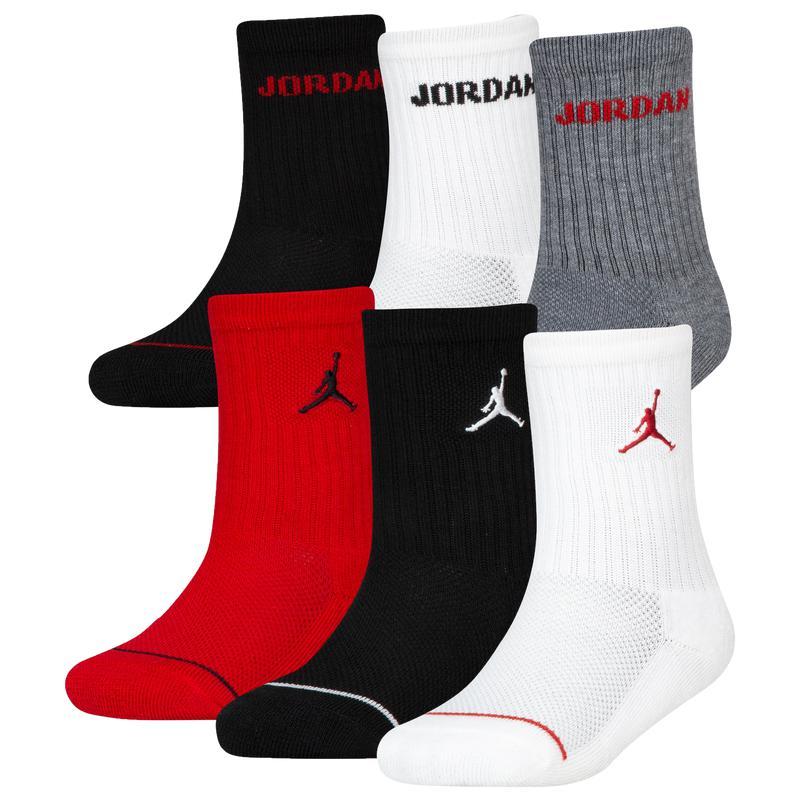 商品Jordan|Jordan Legend Crew Socks 6-Pack - Boys' Grade School,价格¥133,第1张图片