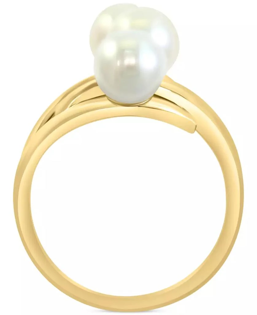 商品Effy|EFFY® Cultured Freshwater Pearl (6mm) Triple Row Statement Ring,价格¥9826,第4张图片详细描述