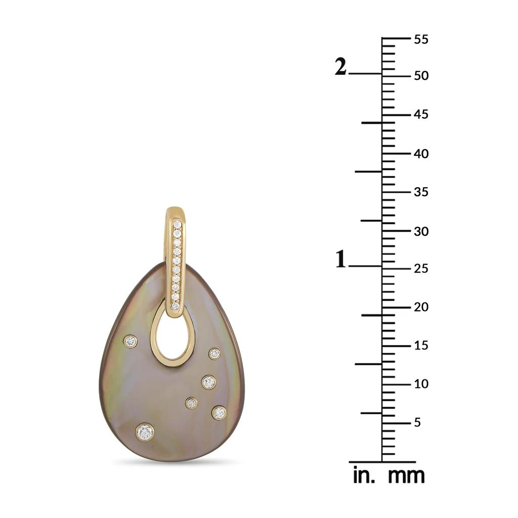 商品Kabana|Kabana 14K Yellow Gold 0.21 ct Diamond and Mother of Pearl Pendant,价格¥8734,第3张图片详细描述