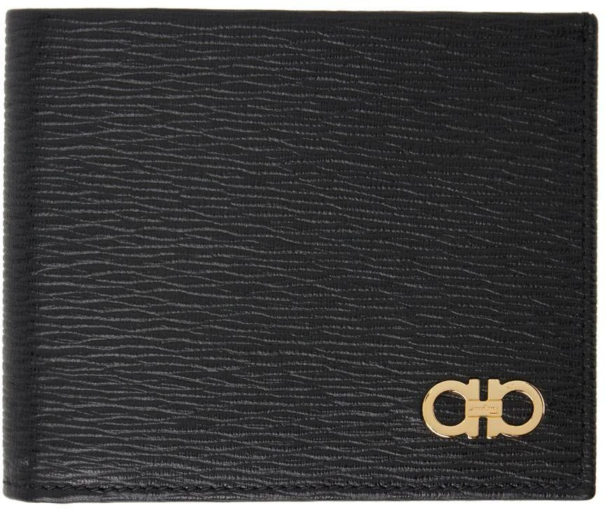 商品Salvatore Ferragamo|Black Gancini Wallet,价格¥2259,第1张图片