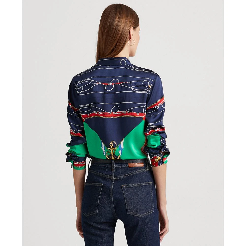 商品Ralph Lauren|Women's Nautical-Inspired Printed Top,价格¥565,第2张图片详细描述