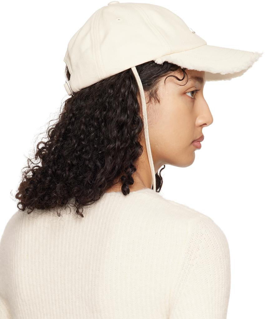 JACQUEMUS LA CASQUETTE AHAUT ホワイト58 Shop Off-White Le Chouchou 'La casquette Artichaut' Cap on