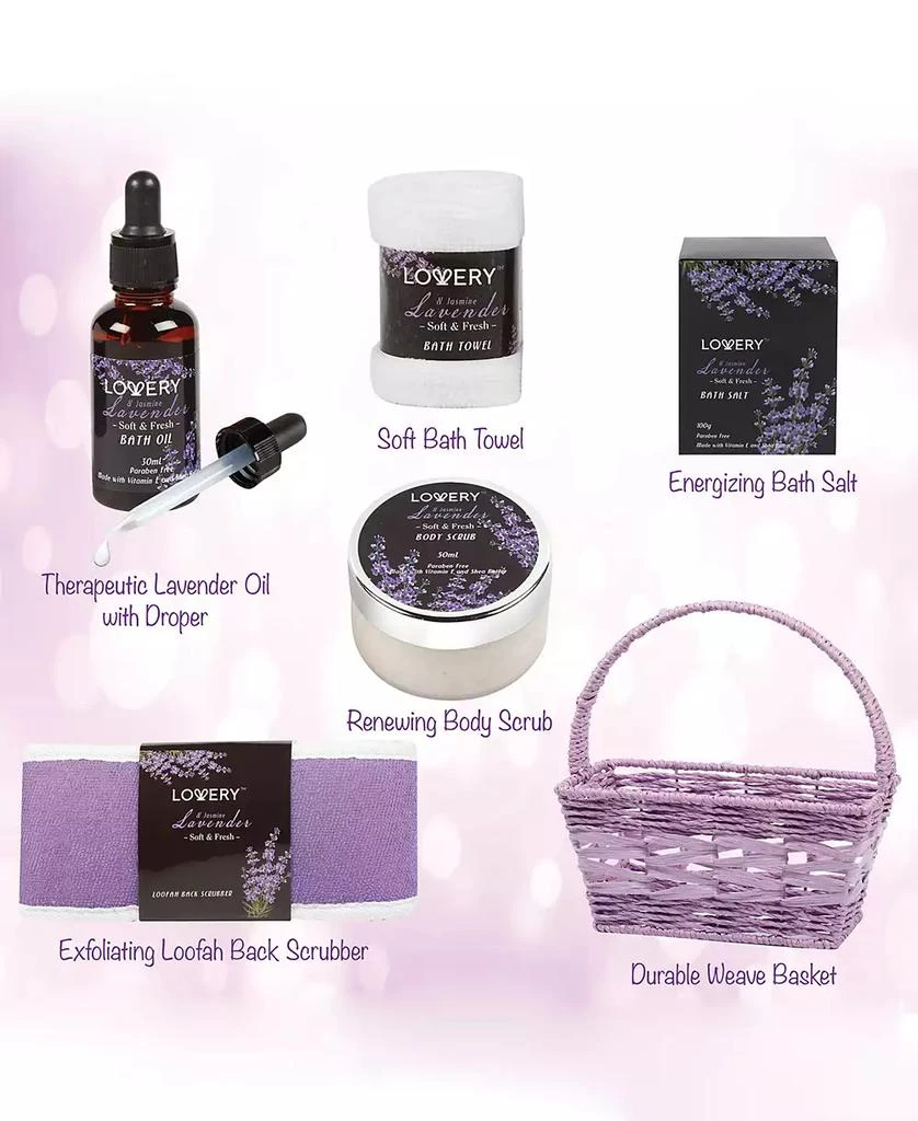 商品Lovery|Lavender and Jasmine Body Care 10 Piece Gift Set,价格¥225,第4张图片详细描述