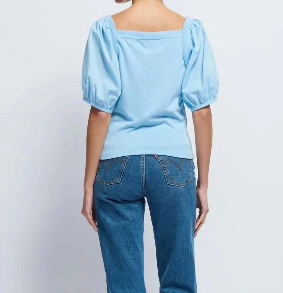 商品Nation LTD|Naya Puff Sleeve Top In Powder Blue,价格¥716,第3张图片详细描述