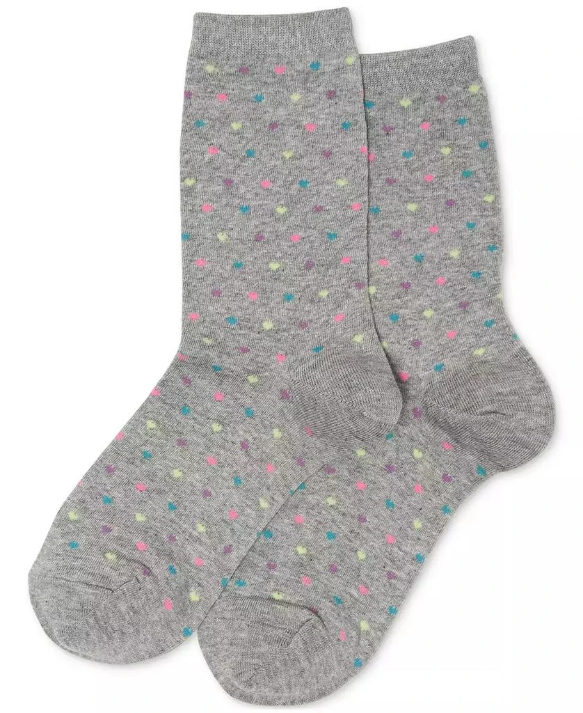 商品Hot Sox|小心心袜子Hot Sox Women's Tiny Hearts Trouser Socks,价格¥68,第2张图片详细描述