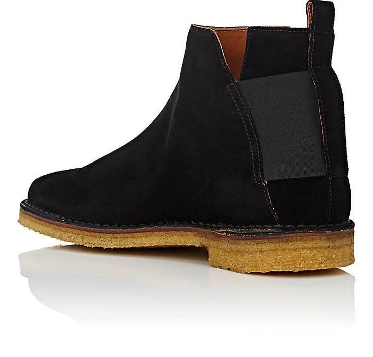 商品Barneys New York|Elastic-Detailed Suede Jodhpur Boots,价格¥358,第3张图片详细描述