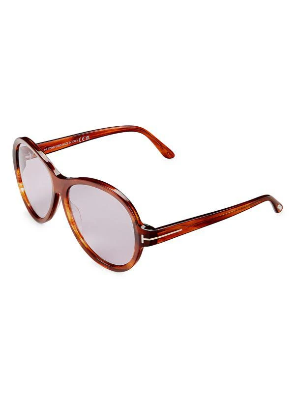 商品Tom Ford|59MM Oval Sunglasses,价格¥1350,第2张图片详细描述