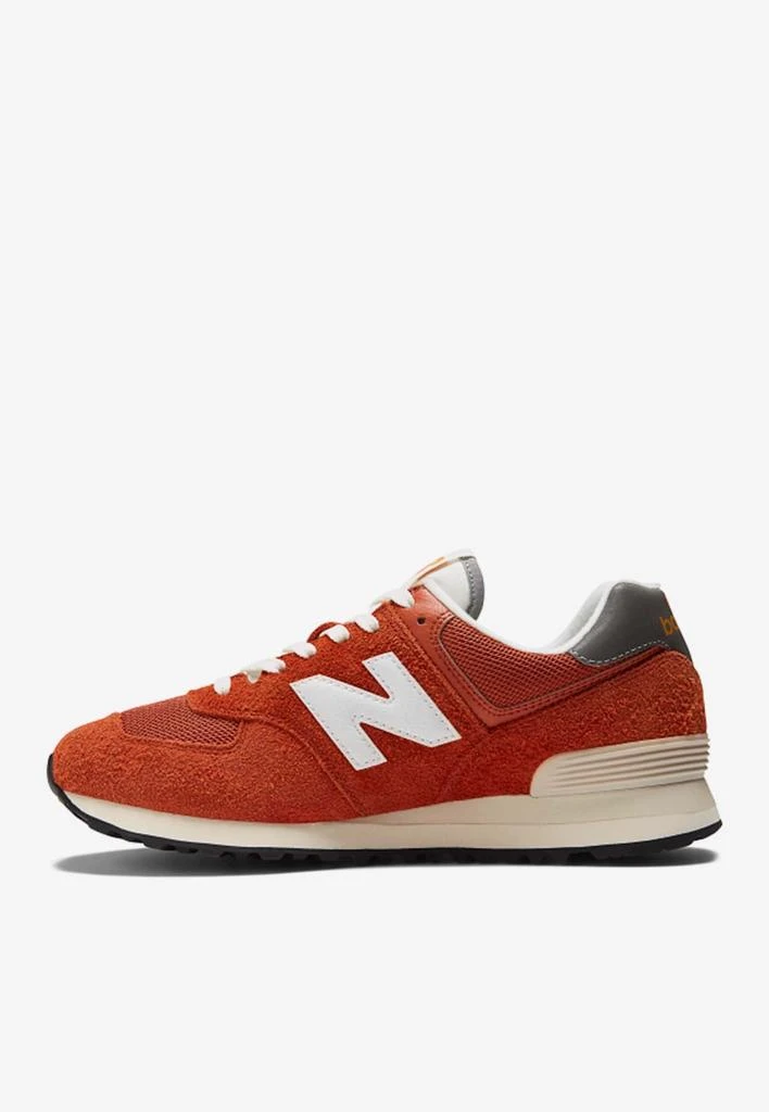 商品New Balance|574 Low-Top Sneakers in Beet Red with White,价格¥1085,第2张图片详细描述