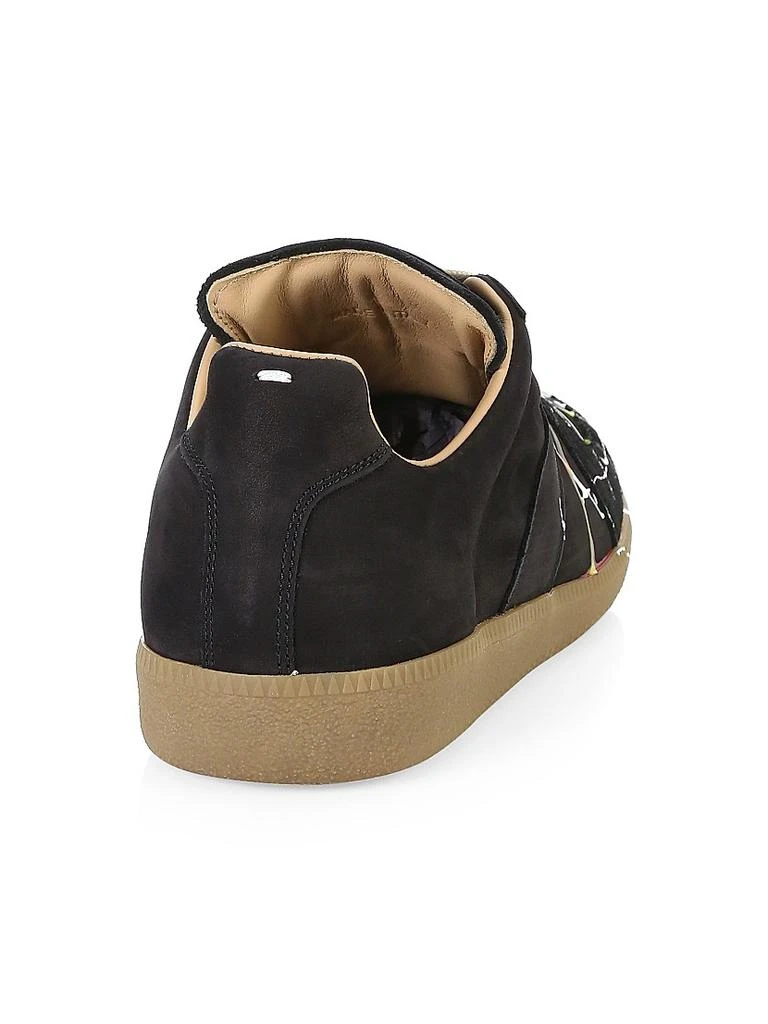 商品MAISON MARGIELA|Replica Paint Splatter Leather Low-Top Sneakers,价格¥6326,第3张图片详细描述