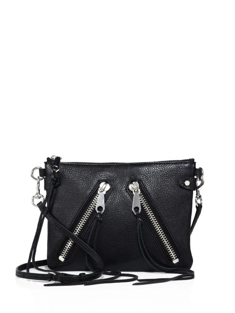 商品Rebecca Minkoff|Moto Jon 真皮斜挎包,价格¥1095,第1张图片