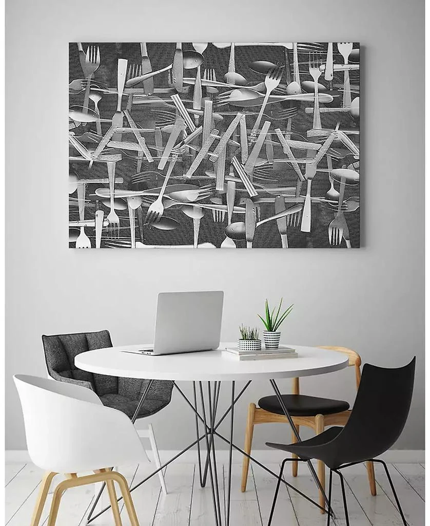 商品Giant Art|20" x 16" DINNER I Museum Mounted Canvas Print,价格¥482,第3张图片详细描述