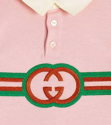 商品Gucci|Baby Interlocking G cotton romper,价格¥3703,第3张图片详细描述