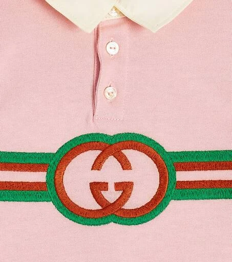 商品Gucci|婴幼儿 — Interlocking G棉质连身衣,价格¥4297,第3张图片详细描述