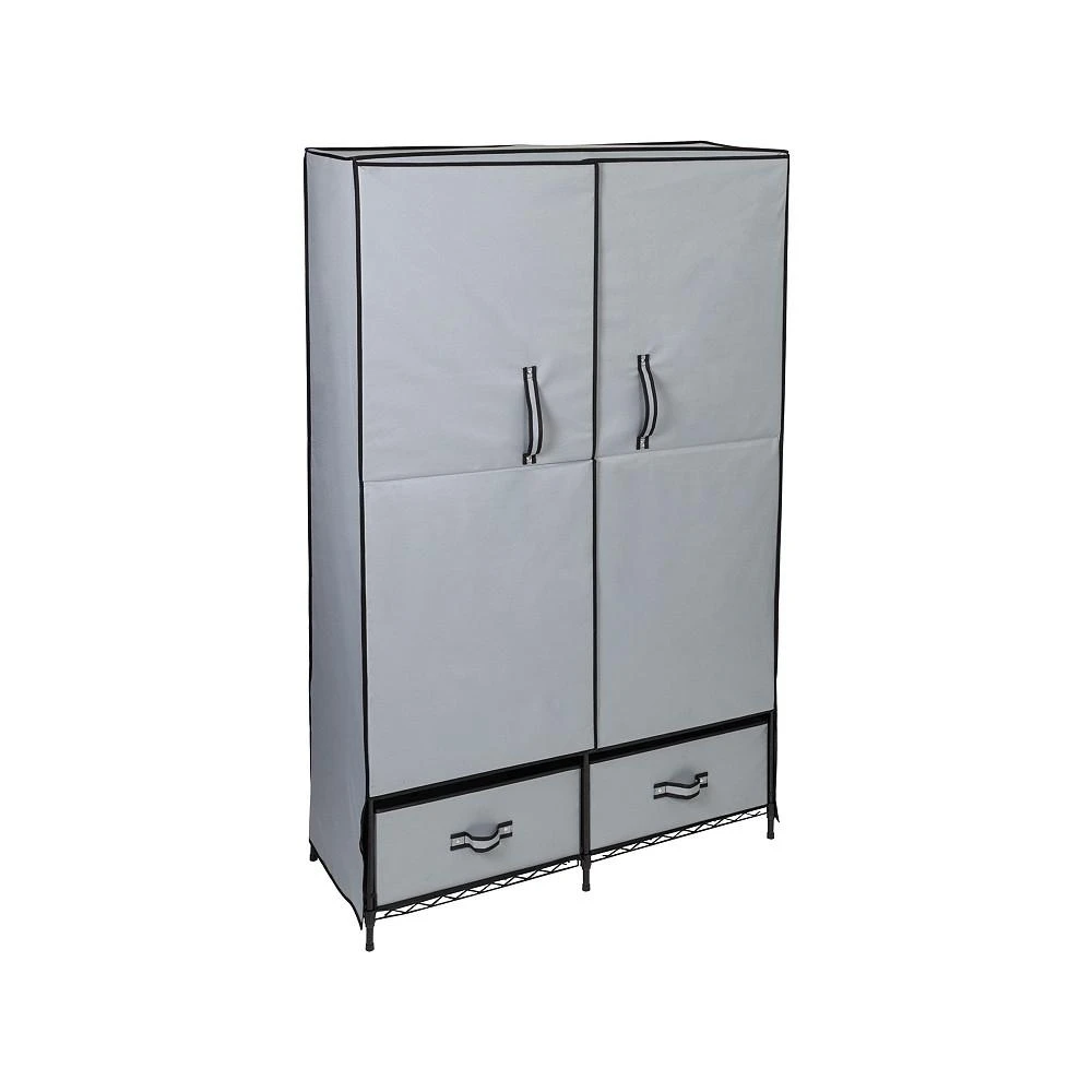 商品Honey Can Do|Clothes Storage Wardrobe with Drawers,价格¥1921,第1张图片