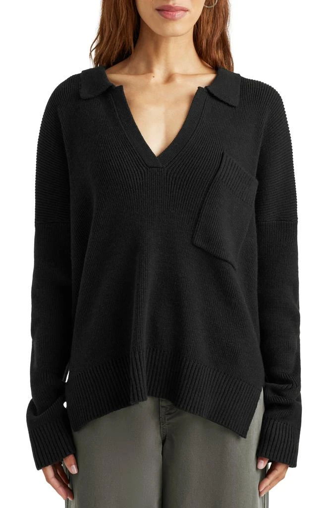 商品Splendid|Kristen Polo Sweater,价格¥487,第4张图片详细描述