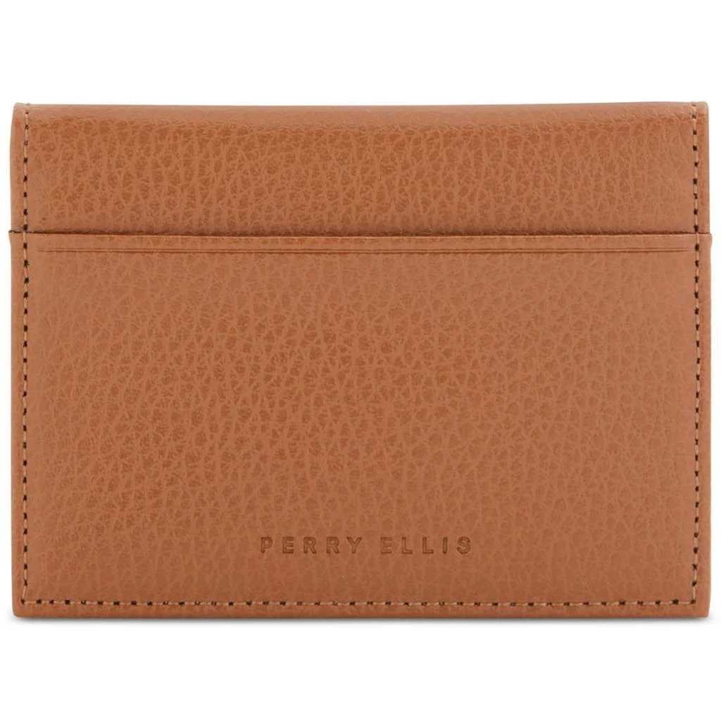 商品Perry Ellis|Perry Ellis Portfolio Mens Uptown Pebbled Lether Card Case,价格¥63,第1张图片