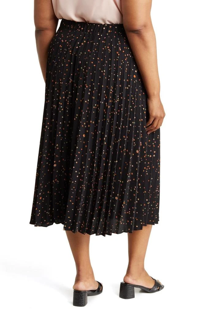 商品Tahari|Dotted Pleated Skirt,价格¥119,第2张图片详细描述