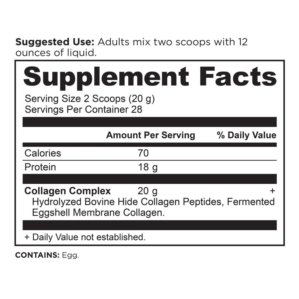 商品Ancient Nutrition|Collagen Peptides Protein | Powder Unflavored (28 Servings),价格¥296,第2张图片详细描述