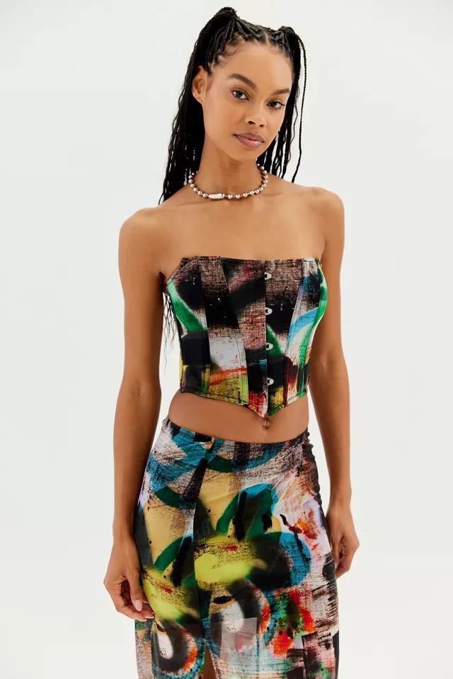 商品Urban Outfitters|UO Devona Corset Top & Midi Skirt Set,价格¥460,第6张图片详细描述