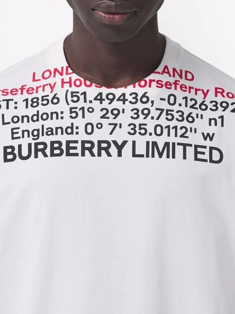 商品Burberry|BURBERRY Location-print T-shirt,价格¥4125,第7张图片详细描述