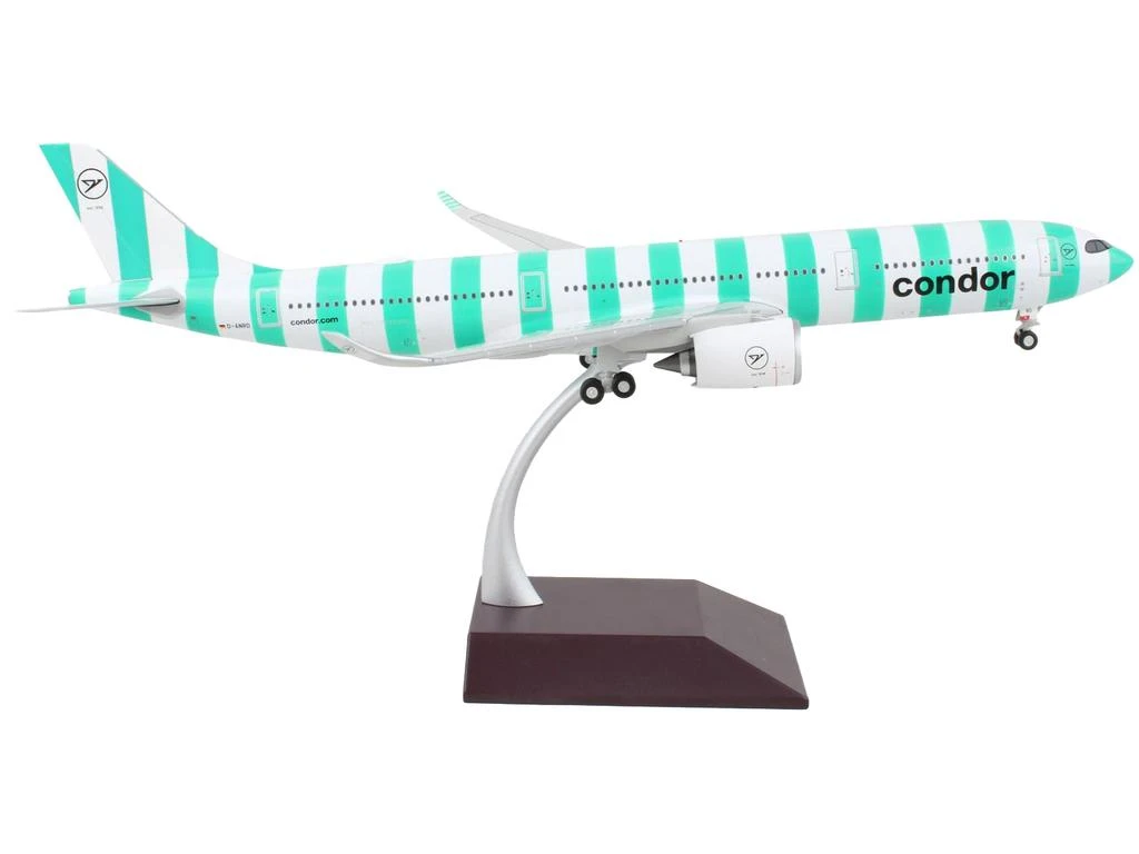 商品GeminiJets|Airbus A330-900 Commercial Aircraft "Condor Airlines" White and Green Striped "Gemini 200" Series 1/200 Diecast Model Airplane by,价格¥1587,第1张图片