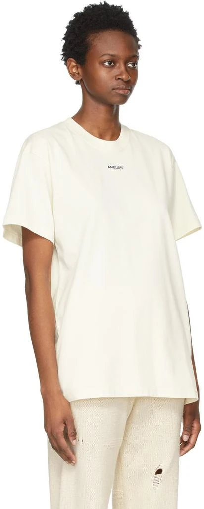 商品Ambush|SSENSE Exclusive Off-White XL Logo T-Shirt,价格¥784,第2张图片详细描述