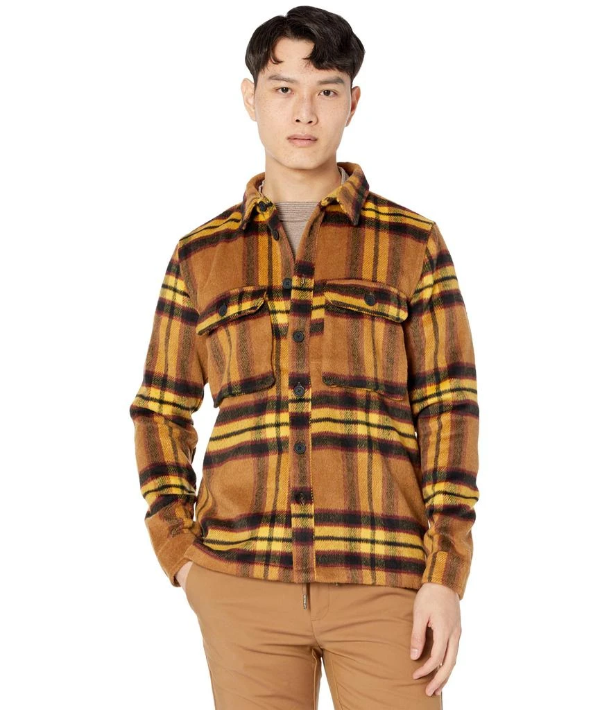 商品Native Youth|Jackson Brushed Wool Check Overshirt,价格¥168,第1张图片